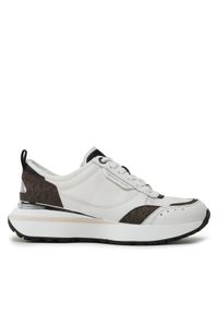 MICHAEL Michael Kors Sneakersy Flynn Trainer 43S3FYFS7D Biały. Kolor: biały. Materiał: materiał