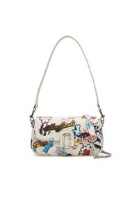 MARC JACOBS - Marc Jacobs Torebka The Sticker Clover Shoulder Bag 2S5HSH027H02 Biały. Kolor: biały. Materiał: skórzane
