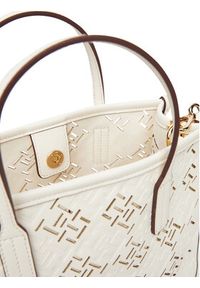 TOMMY HILFIGER - Tommy Hilfiger Torebka Th City Mini AW0AW17500 Écru. Materiał: skórzane #5
