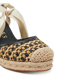 Guess Espadryle FLJNAM FAB04 Czarny. Kolor: czarny. Materiał: materiał