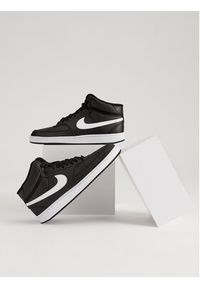 Nike Sneakersy Court Vision Mid Nn DN3577 001 Czarny. Kolor: czarny. Materiał: skóra. Model: Nike Court #4