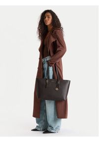 MICHAEL Michael Kors Torebka Quinn 30T5GQNT9L Brązowy. Kolor: brązowy. Materiał: skórzane