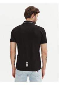 EA7 Emporio Armani Polo 8NPF16 PJVUZ 1200 Czarny Slim Fit. Typ kołnierza: polo. Kolor: czarny. Materiał: bawełna #5