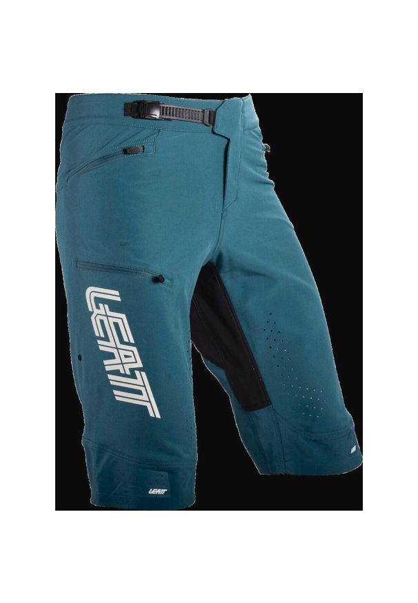 Spodenki rowerowe LEATT Shorts MTB Gravity 4.0. Kolor: zielony, niebieski, wielokolorowy. Sport: kolarstwo