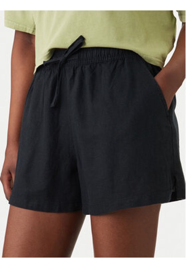 Roxy Szorty materiałowe Lekeitio Break ERJNS03490 Czarny Regular Fit. Kolor: czarny. Materiał: wiskoza