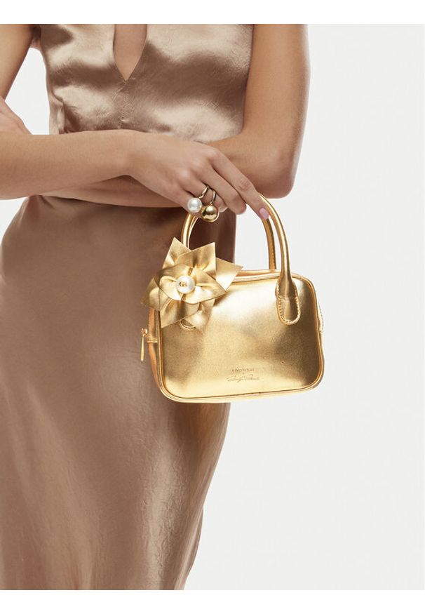 Gino Rossi - GINO ROSSI Torebka EO-ROSE-LA224-194455 Złoty. Kolor: złoty. Materiał: skórzane
