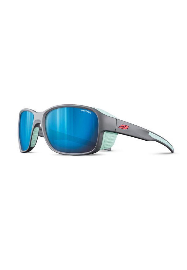 JULBO - Okulary przeciwsłoneczne damskie sportowe Julbo Monterosa 2 Spectron 3CF. Kolor: szary, zielony, wielokolorowy. Sport: turystyka piesza