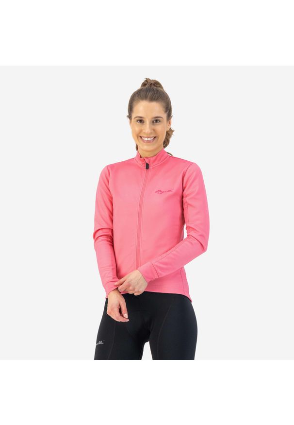 ROGELLI - Bluza rowerowa damska Rogelli Core. Kolor: różowy. Długość rękawa: długi rękaw. Długość: długie. Sezon: lato. Sport: kolarstwo