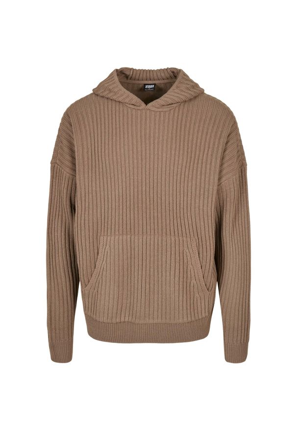 Dzianinowa bluza z kapturem Urban Classics GT. Typ kołnierza: kaptur. Kolor: zielony. Materiał: dzianina