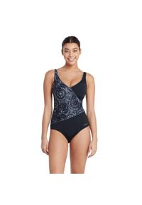 ZOGGS - Zoggs Stellar Wrap Front Swimsuit – Rozmiar 32. Kolor: czarny
