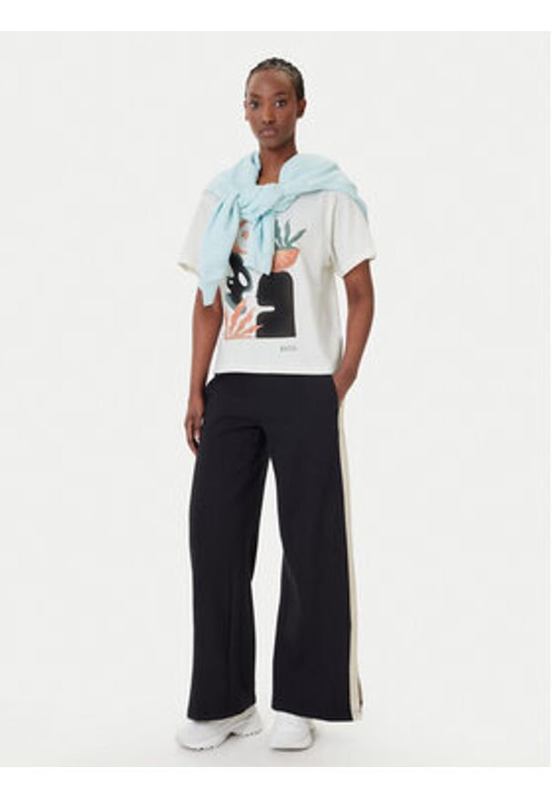 RVCA Spodnie dresowe Benchwarmer 23WS113505 Czarny Relaxed Fit. Kolor: czarny. Materiał: bawełna