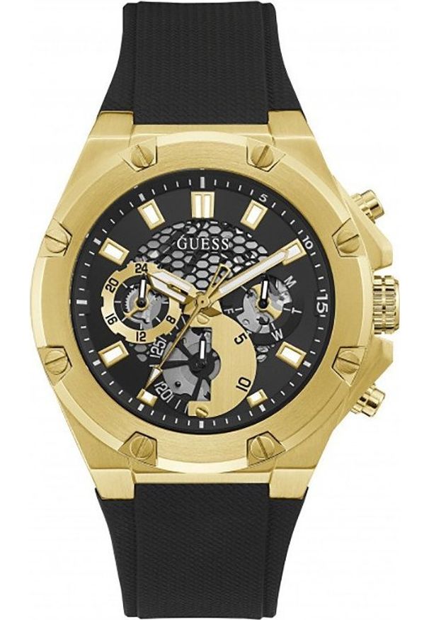 Zegarek Guess Zegarek męski Guess GW0334G2 czarny. Kolor: czarny