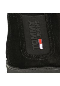Tommy Jeans Sztyblety Classic Tommy Jeans Chelsea Boot EM0EM00826 Czarny. Kolor: czarny. Materiał: zamsz, skóra #6