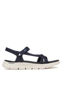 skechers - Skechers Sandały Go Walk Flex Sandal-Sublime 141451/NVY Granatowy. Kolor: niebieski. Materiał: materiał