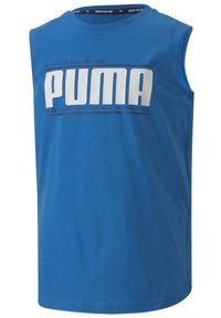 Puma Dziecięcy Sportowy T-shirt Bez Rękawów - Oddychający i Lekki. Kolor: wielokolorowy. Materiał: bawełna. Długość rękawa: bez rękawów. Sport: piłka nożna