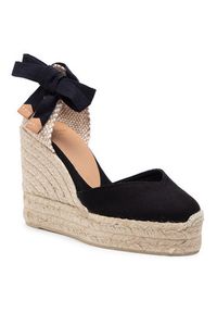 Castañer Espadryle Chiara/8ED/001 020992-100 Czarny. Kolor: czarny. Materiał: materiał