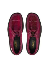 Clarks Półbuty Torview W 26184947 Fioletowy. Kolor: fioletowy. Materiał: materiał #3