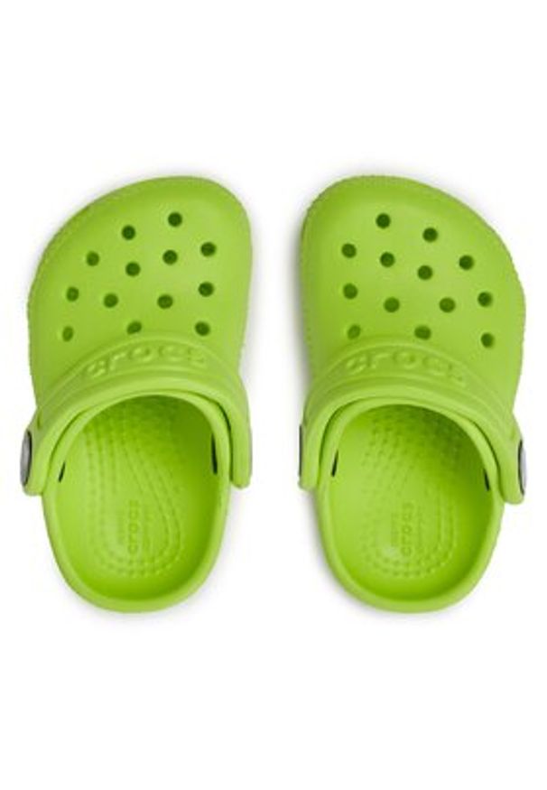Crocs Klapki Classic Kids Clog T Limeade 206990 Zielony. Kolor: zielony