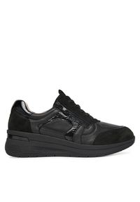 Sneakersy Caprice. Kolor: czarny