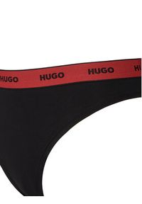 Hugo - HUGO Komplet stringów 50469681 Czarny. Kolor: czarny. Materiał: bawełna #2