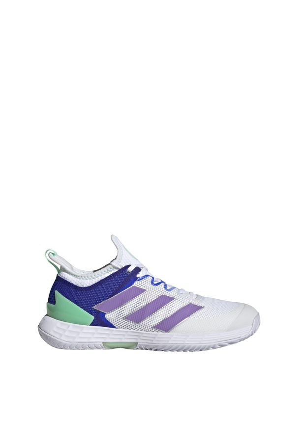 Buty do tenisa dla dorosłych Adidas Adizero Ubersonic 4 Tennis Shoes. Kolor: fioletowy, biały, wielokolorowy, szary. Sport: tenis