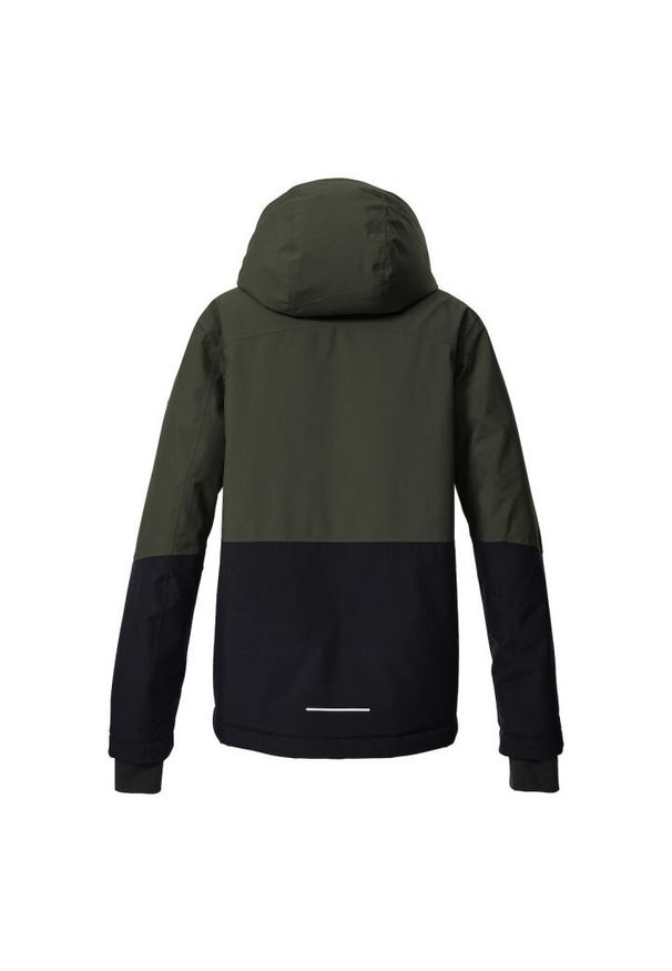 Kurtka narciarska z kapturem dla dzieci Killtec KSW 201. Typ kołnierza: kaptur. Kolor: szary, wielokolorowy, zielony. Sezon: zima. Sport: narciarstwo