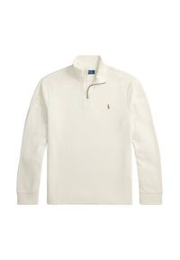 Polo Ralph Lauren Sweter 710P07411004 Écru Regular Fit. Typ kołnierza: polo. Kolor: kremowy. Materiał: bawełna #4