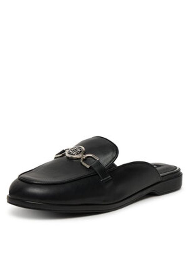 Nine West Klapki R25SS05135 Czarny. Kolor: czarny. Materiał: materiał, syntetyk