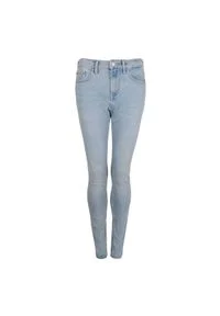 Calvin Klein Jeansy "Skinny". Materiał: jeans. Wzór: aplikacja #1