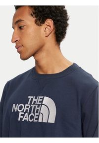 The North Face Bluza Drew Peak NF0A89EK Granatowy Regular Fit. Kolor: niebieski. Materiał: bawełna #5