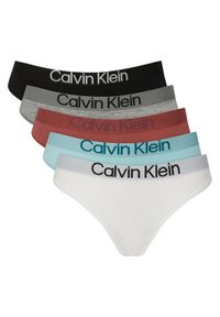 Calvin Klein Underwear Komplet stringów LV00QD5331 Kolorowy. Materiał: bawełna. Wzór: kolorowy #1
