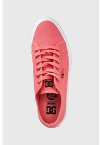 DC tenisówki kolor różowy. Nosek buta: okrągły. Zapięcie: sznurówki. Kolor: różowy #3