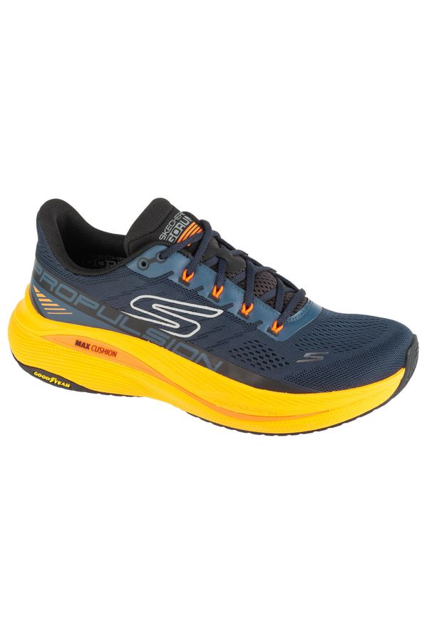 skechers - Buty do biegania męskie, Max Cushioning Propulsion. Kolor: niebieski