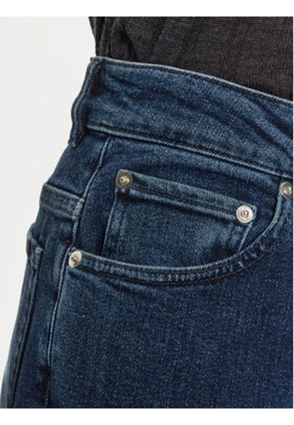 IVY & OAK - IVY OAK Jeansy Prijanka IO115188 Granatowy Wide Leg. Kolor: niebieski