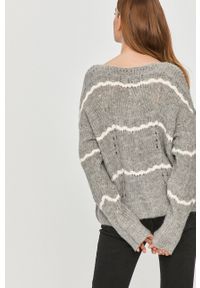 Answear Lab - Sweter z domieszką wełny. Kolor: szary. Materiał: wełna. Długość rękawa: długi rękaw. Długość: długie. Styl: wakacyjny #3