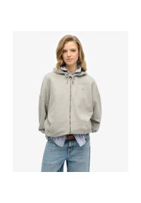 Superdry - Bluza z kapturem Studios Zip. Typ kołnierza: kaptur. Kolor: szary #1