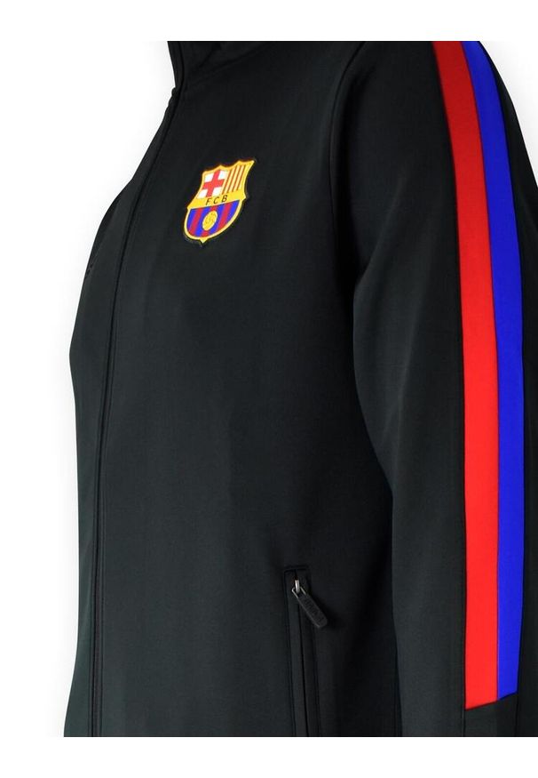 Dres treningowy FC Barcelona męski 25/26 - czarny. Kolor: wielokolorowy. Materiał: dresówka. Sport: piłka nożna