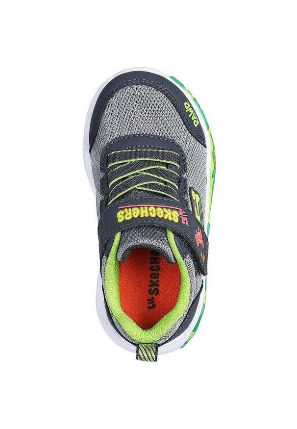 skechers - Buty sportowe dla dzieci Skechers Play Scene. Okazja: na co dzień. Kolor: szary. Materiał: materiał