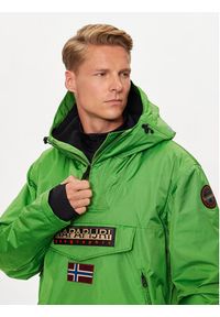 Napapijri Kurtka anorak Rainforest Next NP0A4IB9 Zielony Regular Fit. Kolor: zielony. Materiał: syntetyk #3