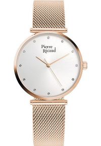 Zegarek Pierre Ricaud Zegarek damski Pierre Ricaud P22035.91R3Q CYRKONIE różowe złoto. Kolor: złoty, wielokolorowy, różowy #1