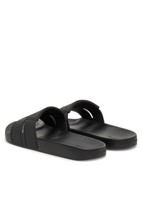 Calvin Klein Klapki Pool Slide Double T HM0HM01752 Czarny. Kolor: czarny