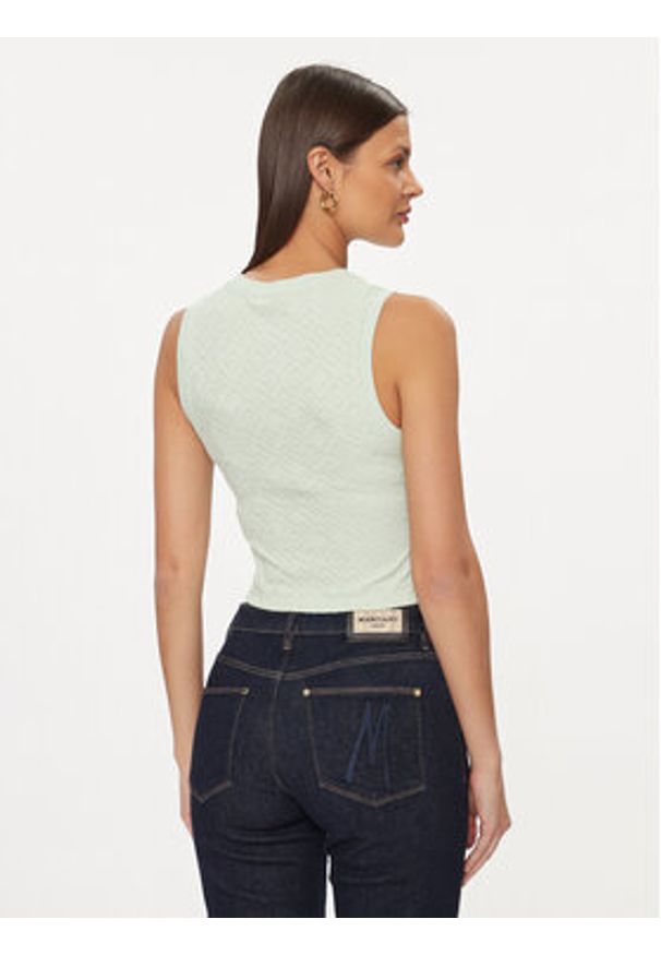 Guess Bluzka Ofelia W4GP52 KBYN0 Zielony Regular Fit. Kolor: zielony. Materiał: syntetyk