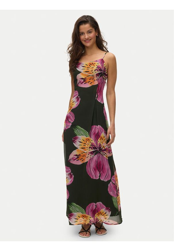 Vero Moda Sukienka letnia Ismene 10351431 Czarny Regular Fit. Kolor: czarny. Materiał: syntetyk. Sezon: lato
