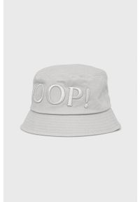 JOOP! - Joop! kapelusz bawełniany kolor szary bawełniany. Kolor: szary. Materiał: bawełna