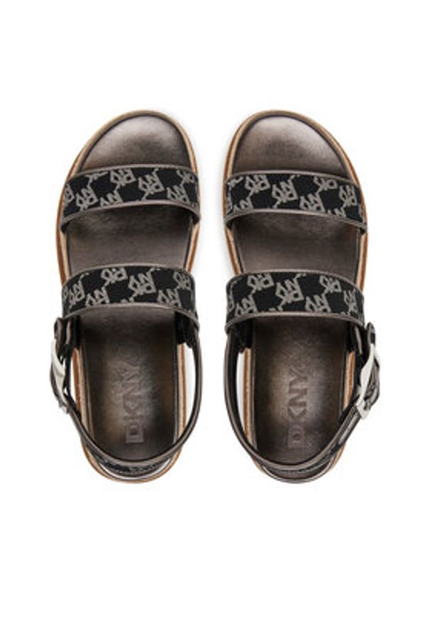 DKNY Espadryle Bernae K1598945 Czarny. Kolor: czarny. Materiał: materiał