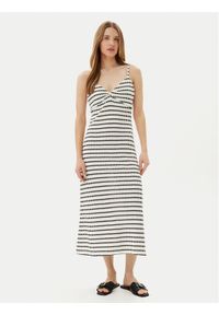 only - ONLY Sukienka letnia Eva 15346296 Écru Regular Fit. Materiał: syntetyk. Sezon: lato
