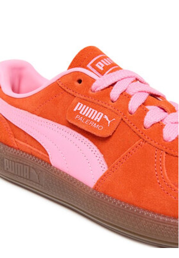 Puma Sneakersy Palermo 396463 72 Czerwony. Kolor: czerwony. Materiał: zamsz, skóra