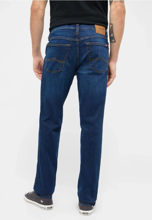 Męskie Spodnie Jeansowe Mustang Style Tramper Straight Denim Blue 1016333 5000 902