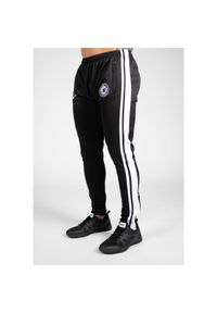 GORILLA WEAR - Stratford Track Pants - czarne spodnie dresowe. Kolor: czarny. Materiał: dresówka