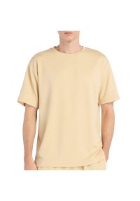 Koszulka męska New Balance MT6100FRABC - żółta. Kolor: żółty. Materiał: materiał, poliester. Długość rękawa: krótki rękaw. Długość: krótkie #1